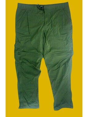 REI Co-Op Mens Olive Green Convertible Cargo Pants 40x32